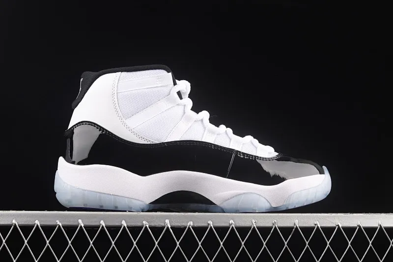 All categories Air Jordan Jordan series basketball shoes Air Jordan 11 F version Air Jordan 11Concord aj11 Concord black and white replica basketball shoes 378037-100